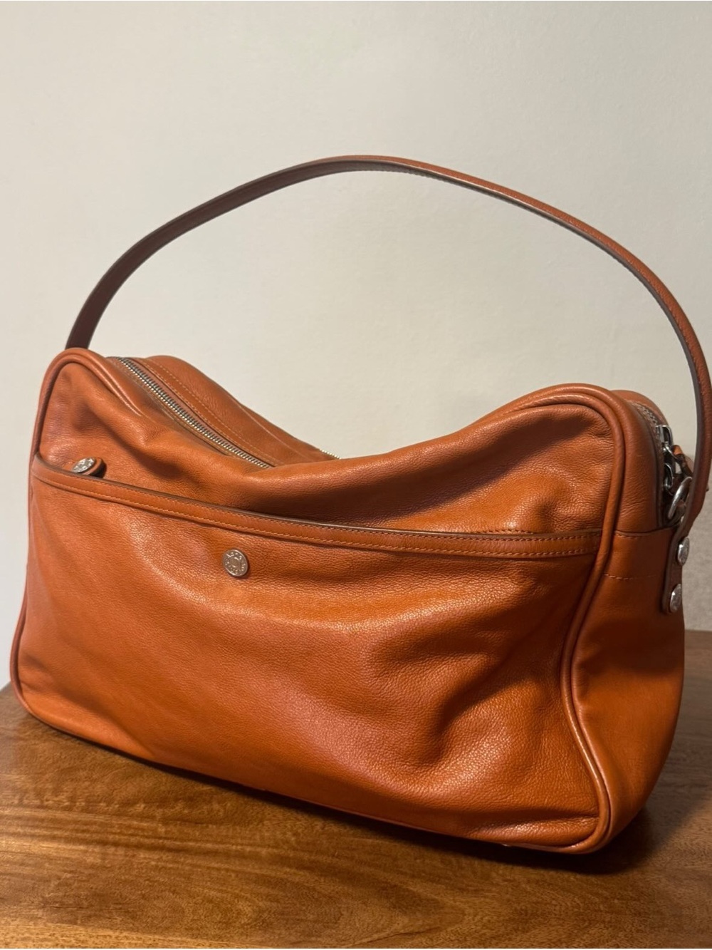Acne Studios Camero Camera Shoulder Bag in Cogna